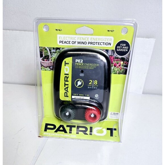 Patriot PE2 Electric Fence Energizer for Yard Farm New - Picture 2 of 4